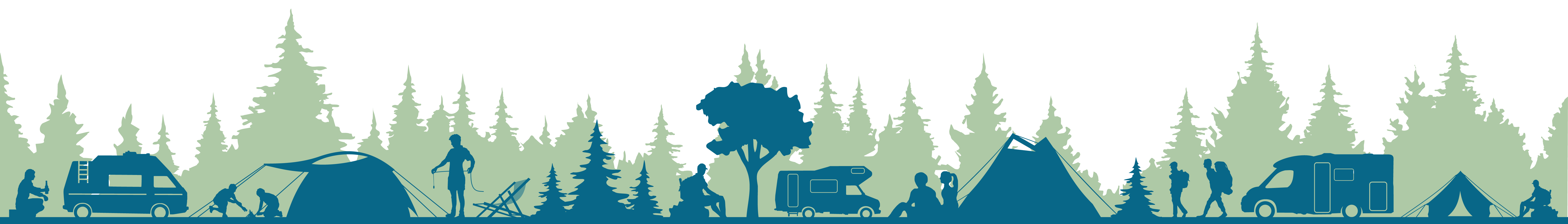 Camping graphic