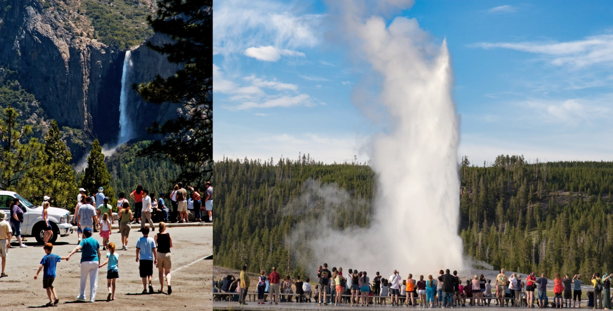 over crowded national parks